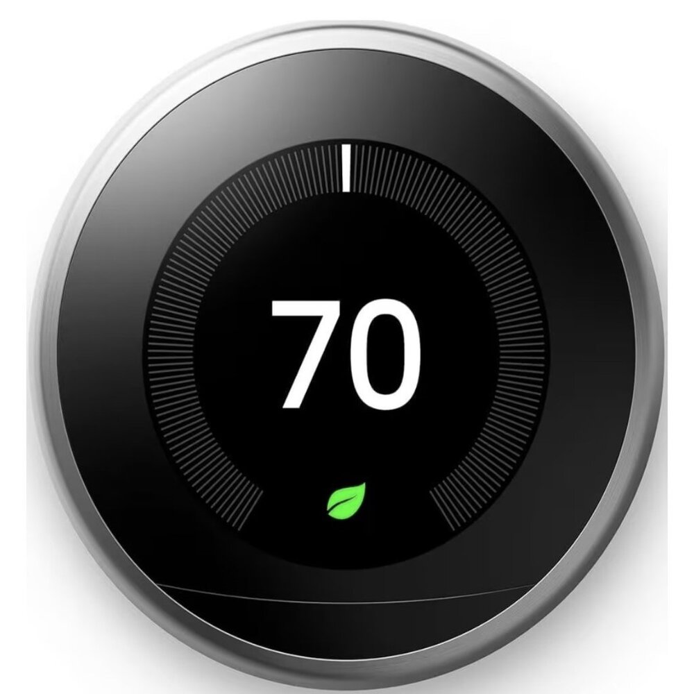 USED - Google Nest Learning Thermostat - 3rd Gen - Programmable Smart Thermostat